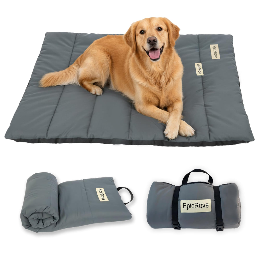 Hundedecke für unterwegs wasserdicht – rutschfeste Hundematte 110×68cm, waschbar Hundebett – Outdoor