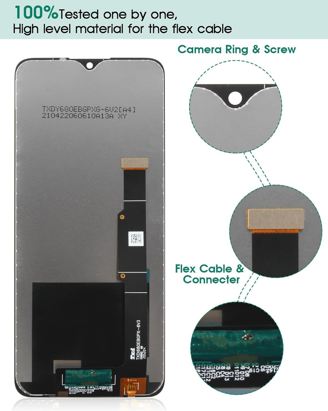 Für TCL 20 SE LCD-Bildschirm für 20 SE Bildschirm Ersatz T671H LCD Display T671F Touch Digitizer Ass