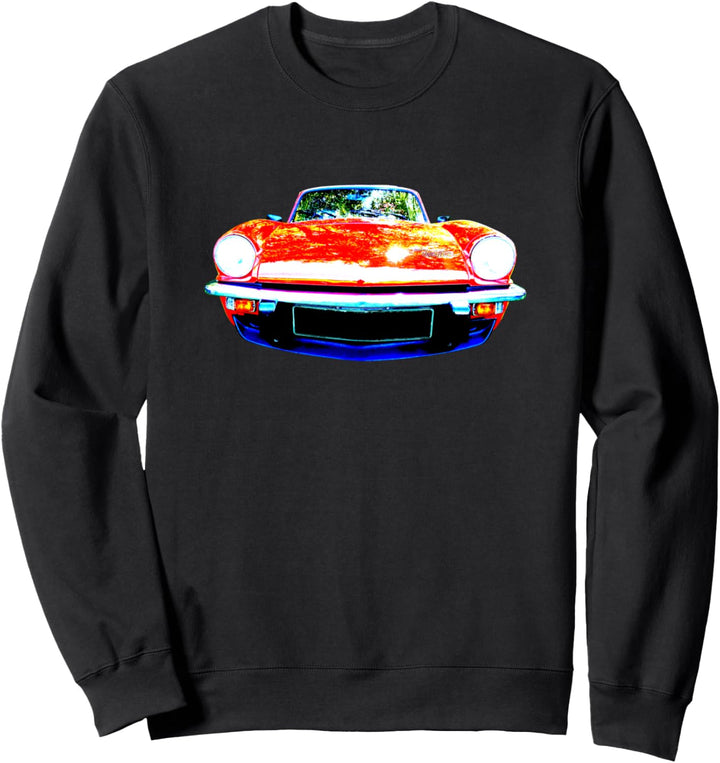 Triumph Spitfire Classic 1970s British Sportwagen rot Sweatshirt