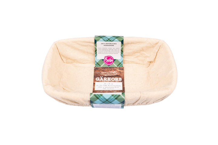 Sallys Gärkorb zum Brotbacken - aus Nachhaltigem Rattan inkl. Leineneinlage 30 °C waschbar, für Brot