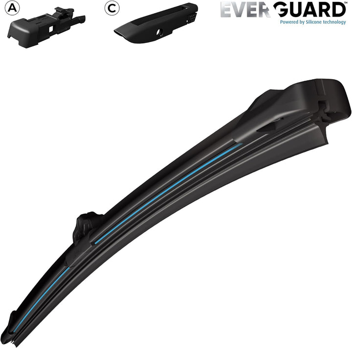 VALEO EVERGUARD - Premium - VSF35 - Silikon-Wischerblatt - 566001 - Länge: 350mm - Vorne (Beinhaltet
