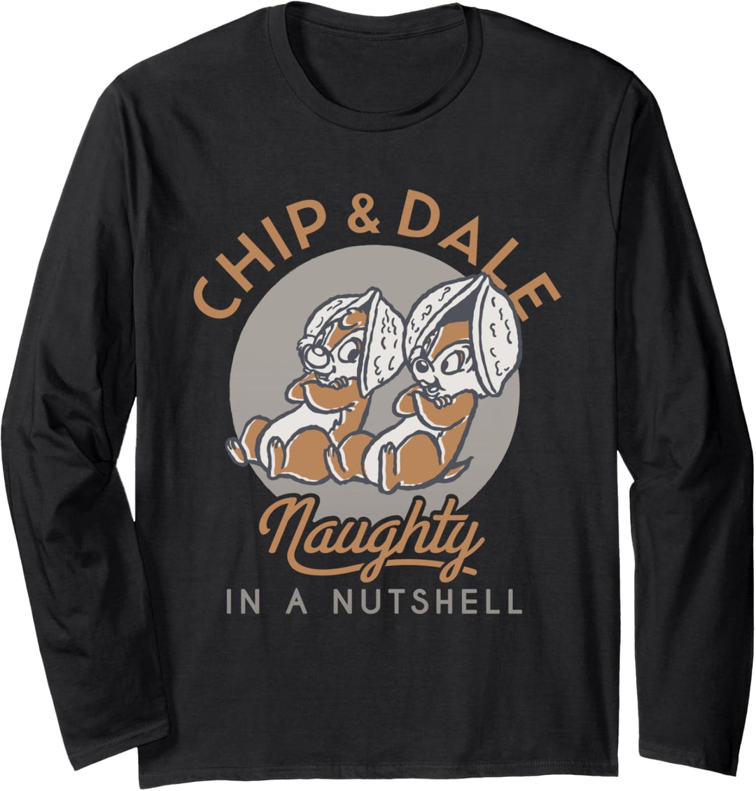 Disney Chip n Dale Naughty in a Nutshell Langarmshirt