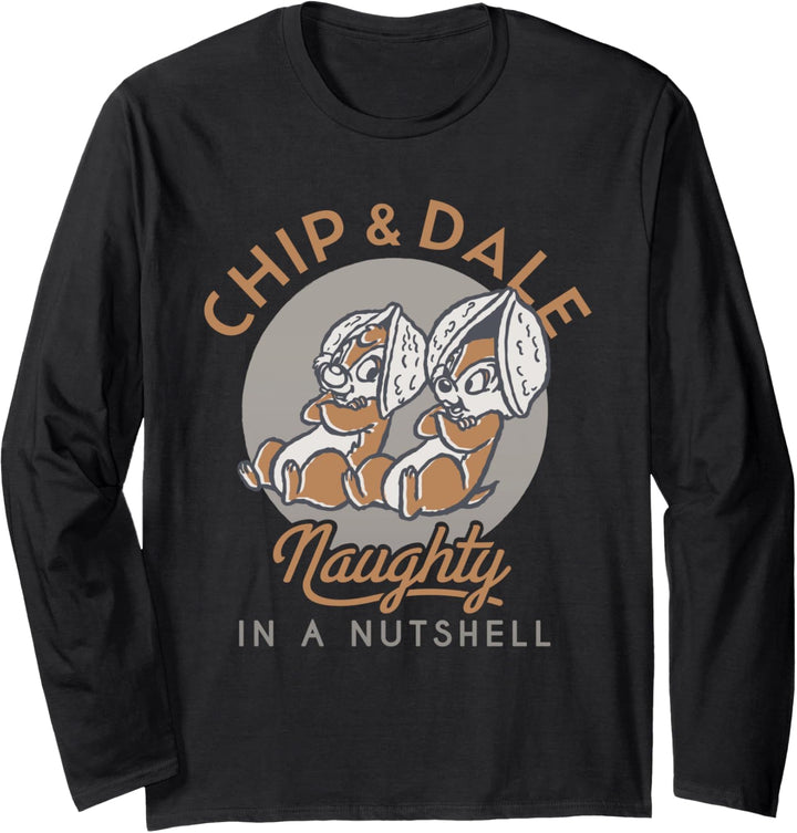 Disney Chip n Dale Naughty in a Nutshell Langarmshirt