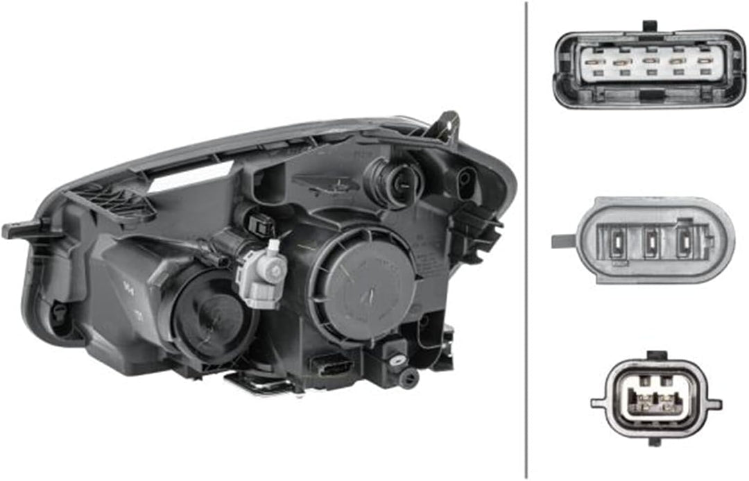 HELLA 1EL 010 335-261 Xenon-Hauptscheinwerfer - rechts - für u.a. Nissan Qashqai I (J10, NJ10, JJ10E