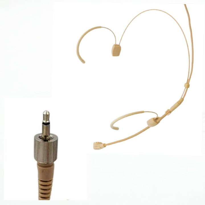 Doppeltes Over Ear Kopfhörer Mikrofon, Ohrhaken-Headphpne-Microphone,Verstecktes Mikrofon,Kompatibel