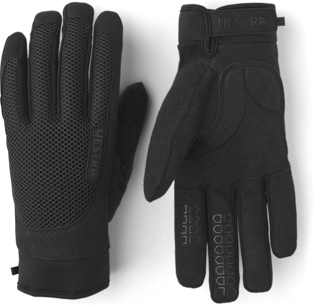 HESTRA Unisex Bike Long Sr. 5 Finger Handschuhe Schwarz 7