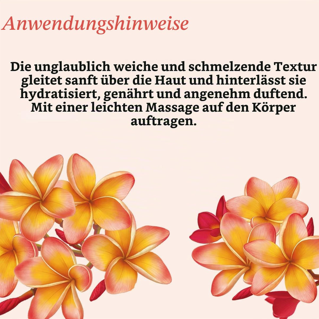 Frangipani Scented Body Cream