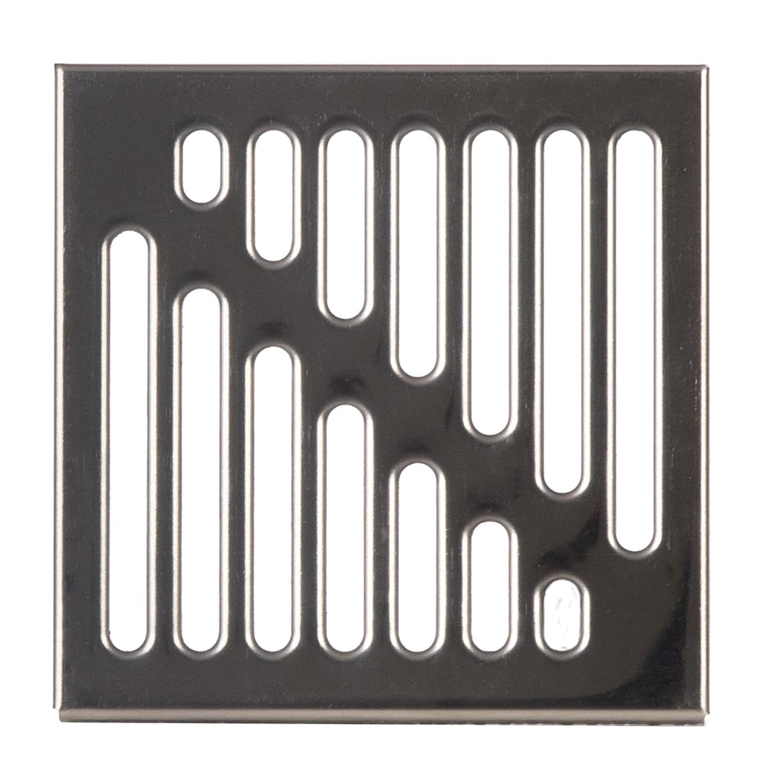 Sickerschacht Ø 110 mm Länge- 1m, Abflussgitter- 15 x 15 cm in 3 Farben schwarz, grau, inox Drainage