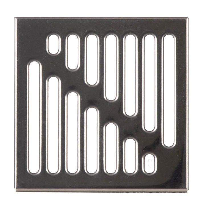 Sickerschacht Ø 110 mm Länge- 1m, Abflussgitter- 15 x 15 cm in 3 Farben schwarz, grau, inox Drainage