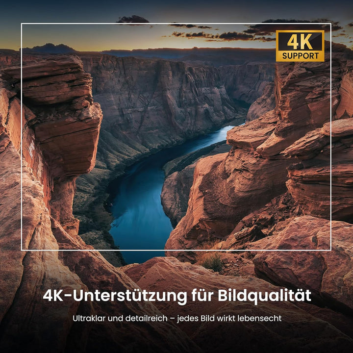 Official Google TV Smart Beamer 4k, HAPPRUN 25000L Full HD Beamer Heimkino mit Dolby Audio, Wi-Fi &
