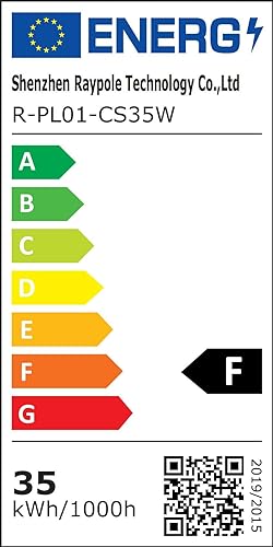 LyLmLe Harz Gefüllt LED Poolbeleuchtung PAR56, 35W Ultraflach RGB Farbwechsel Poolscheinwerfer Exter