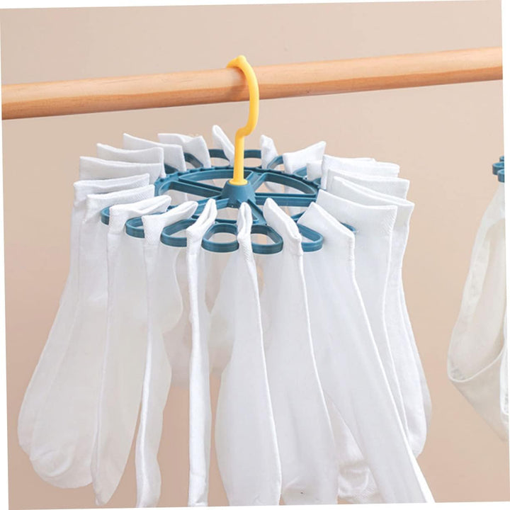 MAGICLULU Winddichter Sockenhalter für Männer Stoppersocken mit Rostfreiem Pp Material 2 Stück Multi