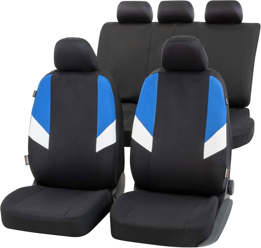 Walser Auto-Sitzbezug Cala Komplettset, Universal PKW-Sitzbezüge 4-teilig, Auto-Schonbezüge, 2 Vorde