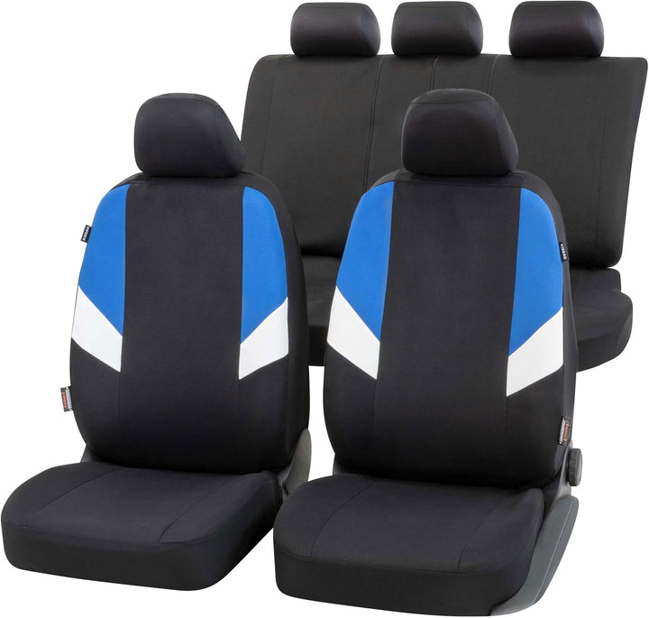 Walser Auto-Sitzbezug Cala Komplettset, Universal PKW-Sitzbezüge 4-teilig, Auto-Schonbezüge, 2 Vorde
