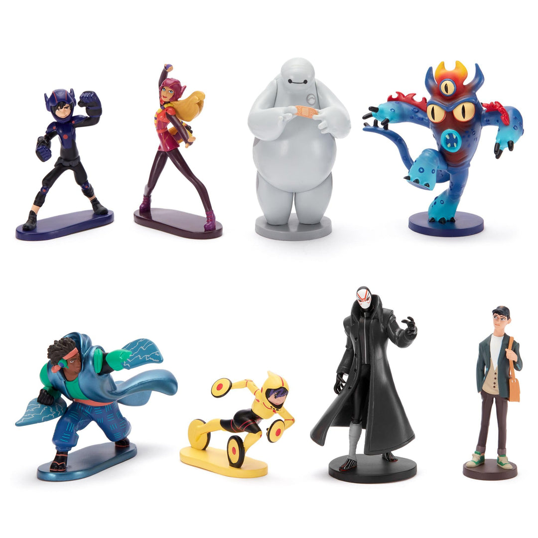 Disney Store Official - Baymax - Riesiges Robowabohu - Figurenset - 8 Spielzeuge - Mit Hiro, Baymax,