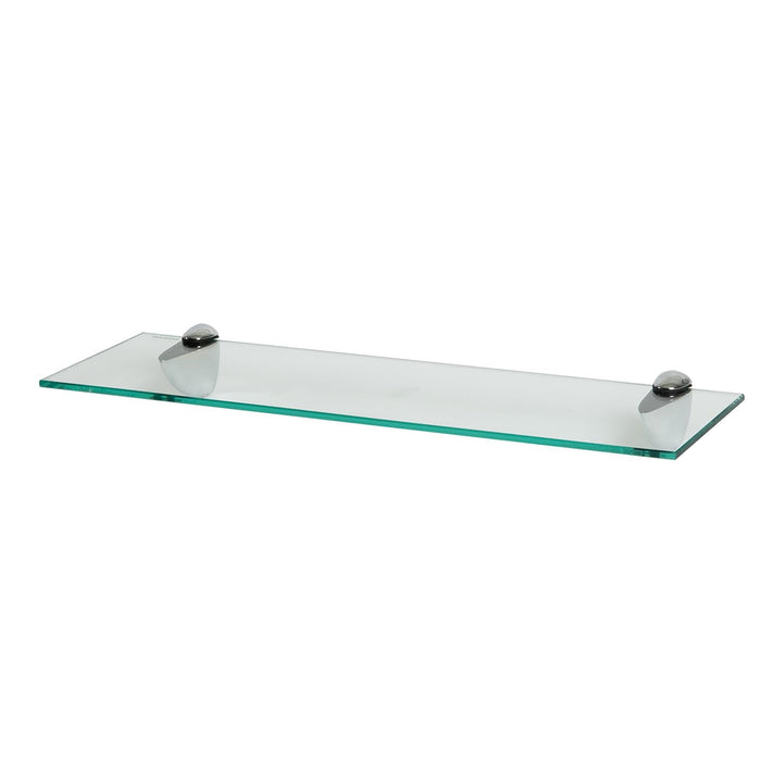 Harbour Housewares 1x Klar 60cm Schwebendes Wandregal aus Glas - Badezimmer Dusche Küche Regale Lage