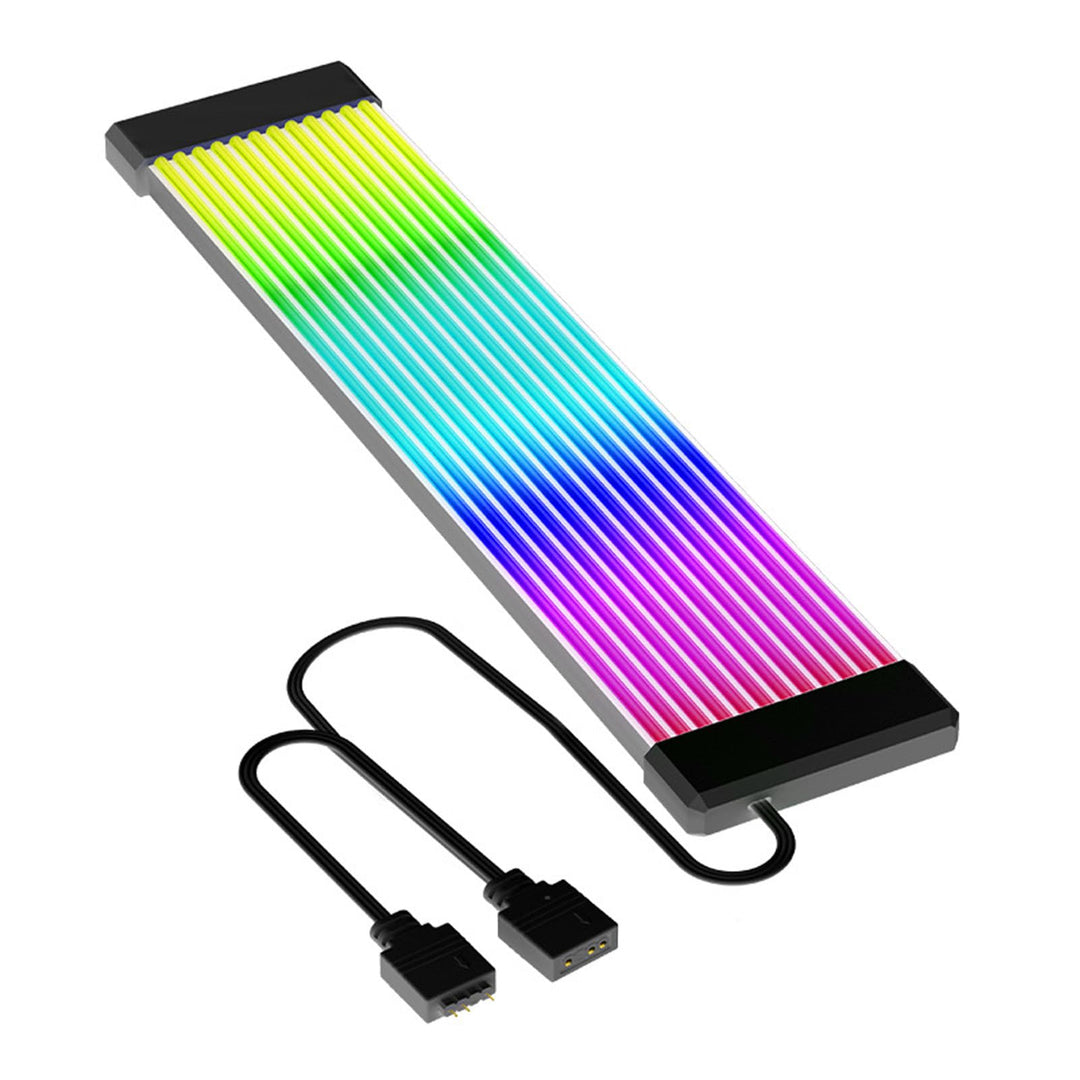 VBESTLIFE ARGB Motherboard -Kabel, 5 V 3 Pin Biegsame Silikon -RGB -Synchronisationskabel mit 120 LE