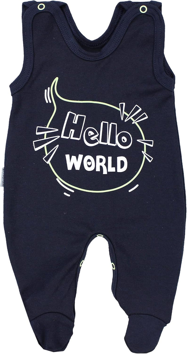 TupTam Baby Unisex Strampler mit Aufdruck Spruch 5er Pack 50 Junge, 50 Junge