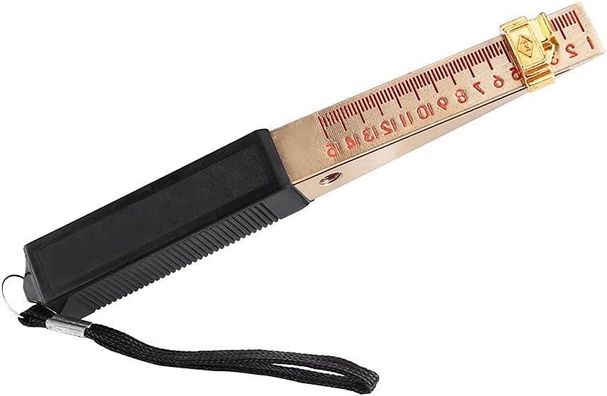 Messkeil Fühlerlehre, Keilförmiges Nonius Fühler Messgerät, 1-15 mm, 0.2mm, für Ebenheitsmessungen