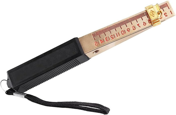 Messkeil Fühlerlehre, Keilförmiges Nonius Fühler Messgerät, 1-15 mm, 0.2mm, für Ebenheitsmessungen