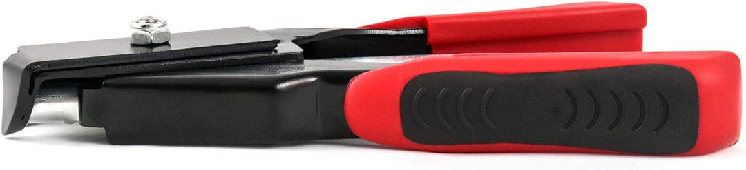 QWORK Hog Ring Zange Kit, Automatische Zaun Zange mit 2500 Stück Hog Ringe für Tierzaunmatratzen, Au