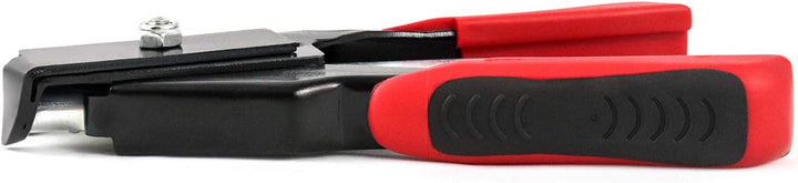 QWORK Hog Ring Zange Kit, Automatische Zaun Zange mit 2500 Stück Hog Ringe für Tierzaunmatratzen, Au
