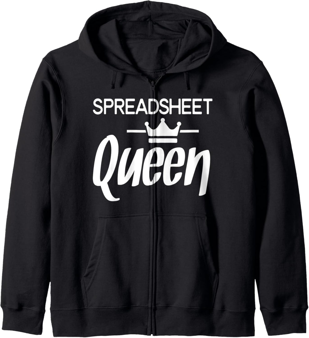 Spreadsheet Queen Funny Accounting Worksheet Lover Gift Kapuzenjacke