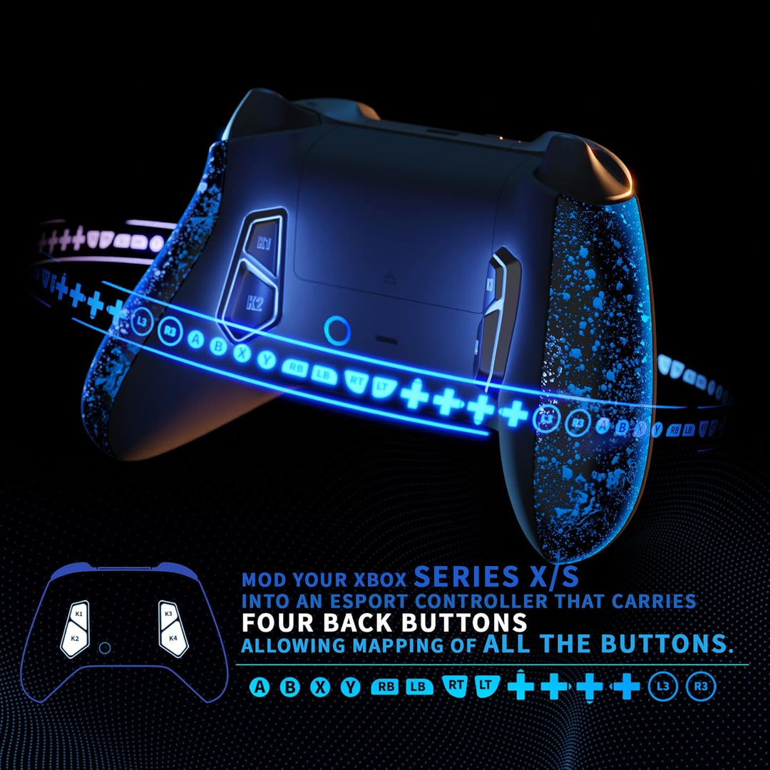 eXtremeRate Konfiguriertes Victor X Remap Kit für Xbox Series X/S Controller,6 Remap Profile&Rücken