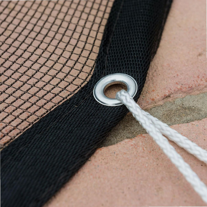 WERKA PRO - 10854 – Schutznetz für Pool – für rechteckige Pools – 8 x 14 m – Schwarz, 8 x 14 m
