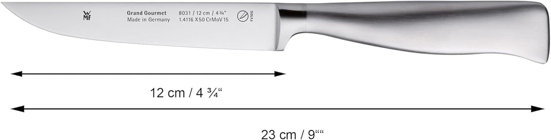 WMF Grand Gourmet Messerblock mit Messerset 6teilig, Made in Germany, 4 Messer geschmiedet & Grand G