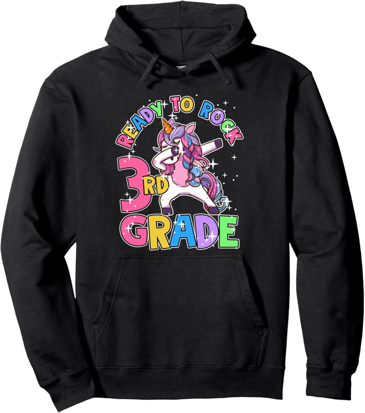 3. Klasse Einhorn Schulanfang Outfit Mädchen Pullover Hoodie