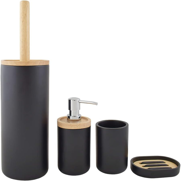 SEPIO - Tokyo Black Klobürste | Toilettenbürste | WC Bürste | Badezimmer Deko | Schwarz | Bad | | Zu
