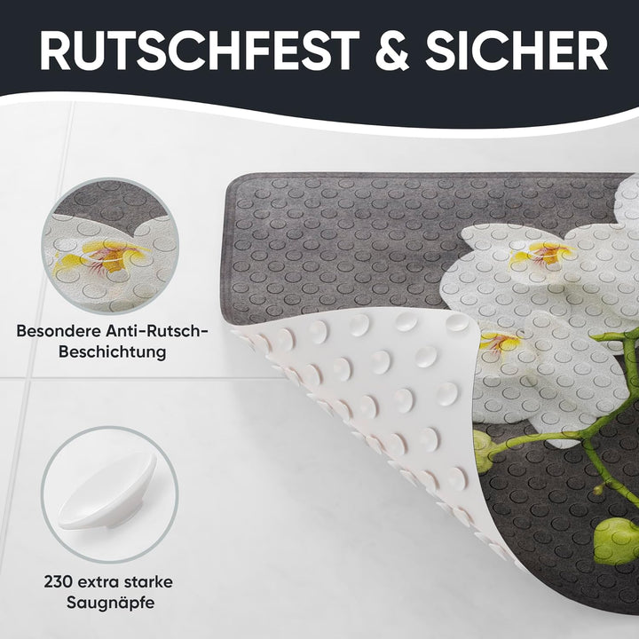 Sanilo Badematte 53 x 53 cm, rutschfeste Duschmatte für Dusche und Badewanne, Antirutschmatte maschi