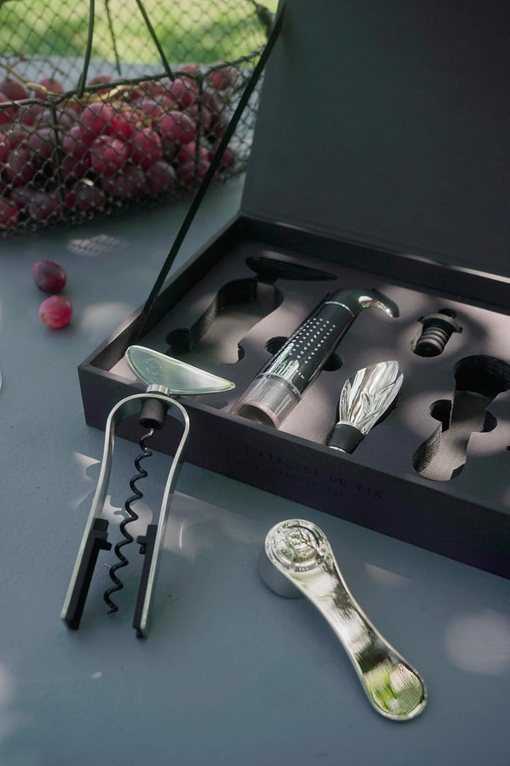 L'Atelier du Vin 095610-8 Oeno Collection Geschenkbox 2, Holz 7 Stück, 7 Stück