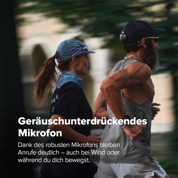 SUUNTO Wing 2 Knochenschall Kopfhörer, Open-Ear Sport Ohrhörer, IP66 Wasserdicht, Bis zu 36 Std Akku