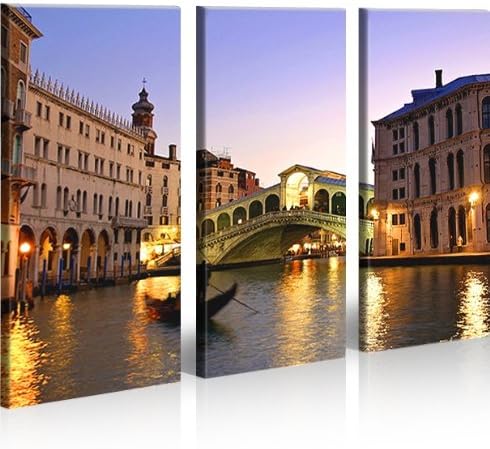 islandburner Bild Bilder auf Leinwand Venice Venedig Italien XXL Poster Leinwandbild Wandbild Dekoar