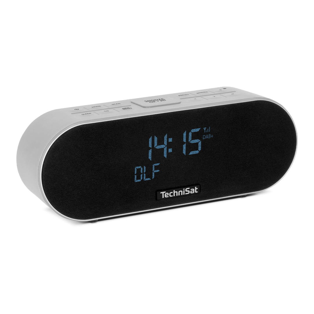 TechniSat DIGITRADIO 53 BT – Premium-Stereo-Radiowecker mit USB-Ladefunktion (DAB+, UKW, Uhr-/ Datum
