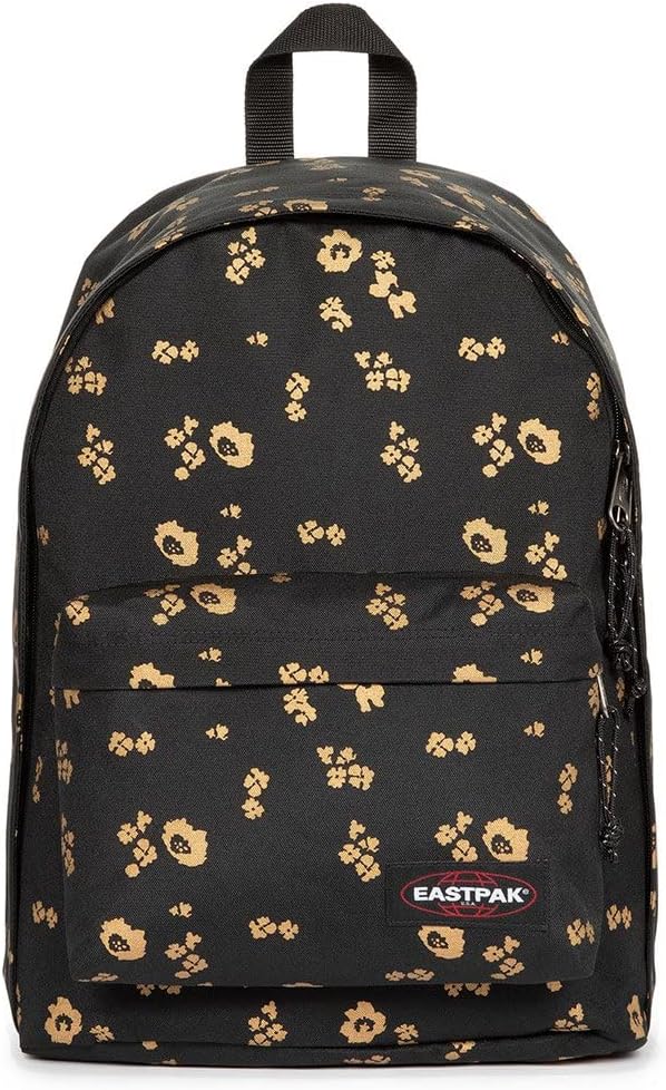 Eastpak OUT OF OFFICE Rucksack, 44 cm, 27 L, Flower Shine Black (Schwarz), Flower Shine Black