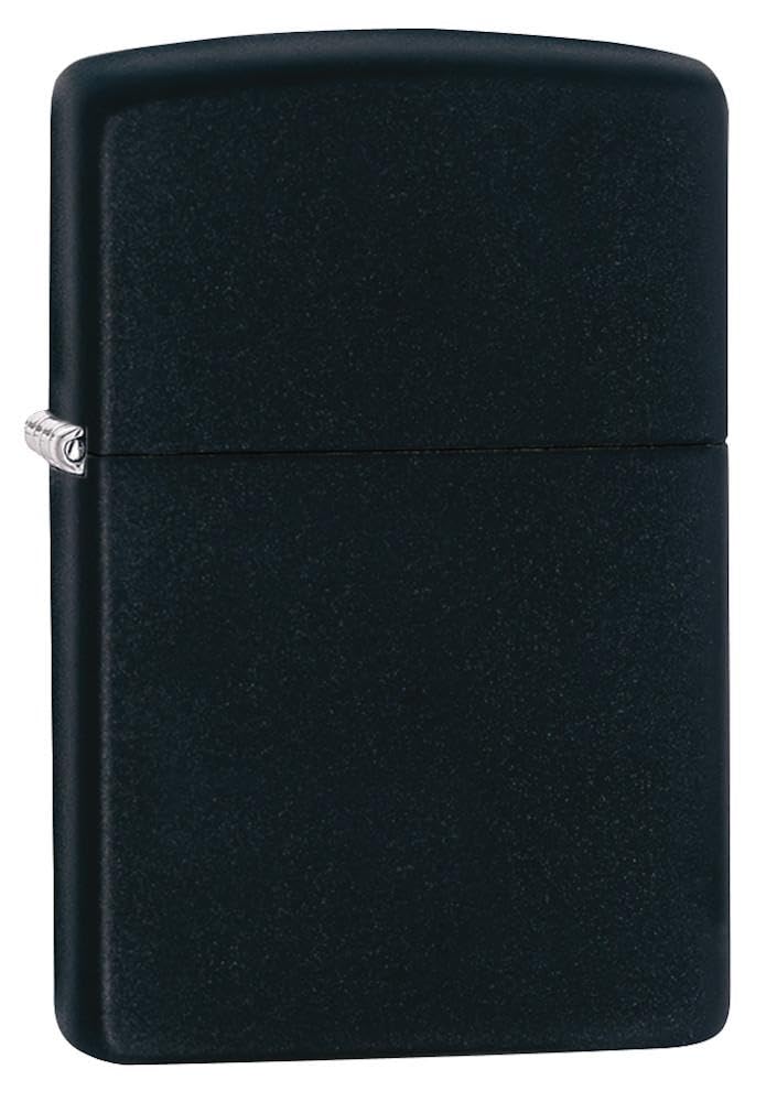 Zippo 2004273 60001320 Regular Media, Chrom/schwarz/Matte Feuerzeug, Messing,Edelstahloptik,1x3,5x5,