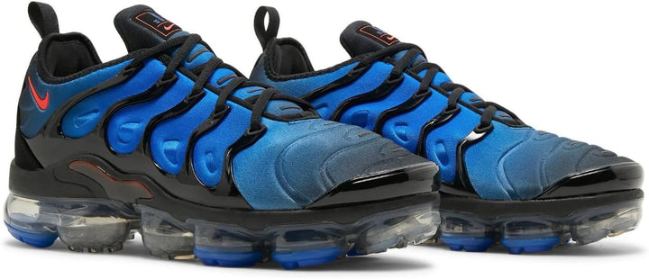 Nike Unisex Air Vapormax Plus Laufschuhe 44 EU Schwarz Hellkarminrot, 44 EU Schwarz Hellkarminrot
