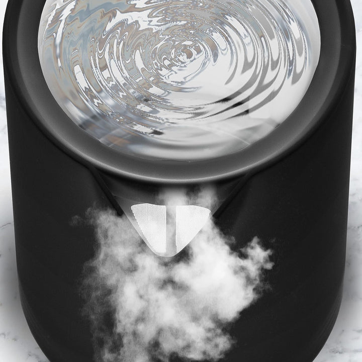 Duronic EK17 BK Wasserkocher - 1,7l Fassungsvermögen - 2200 Watt - Schnellkochend - Basis mit kabell