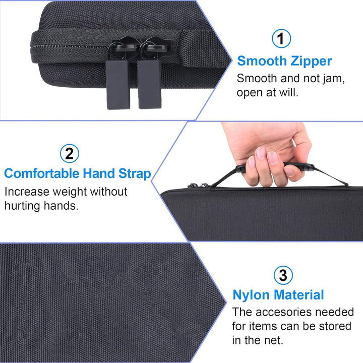 co2CREA Hart Reise Schutz Hülle Etui Tasche für AKAI Professional LPD8 USB MIDI Pad Controller (Nur