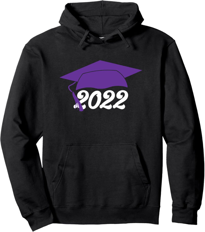 Klasse von 2022 Lila Regalia Graduation Pullover Hoodie