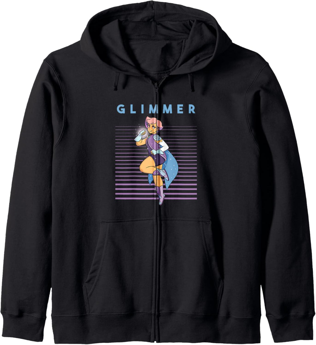 She-Ra Streifen Glimmer Kapuzenjacke