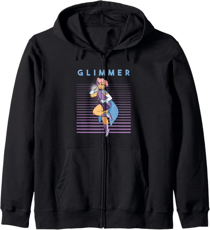 She-Ra Streifen Glimmer Kapuzenjacke