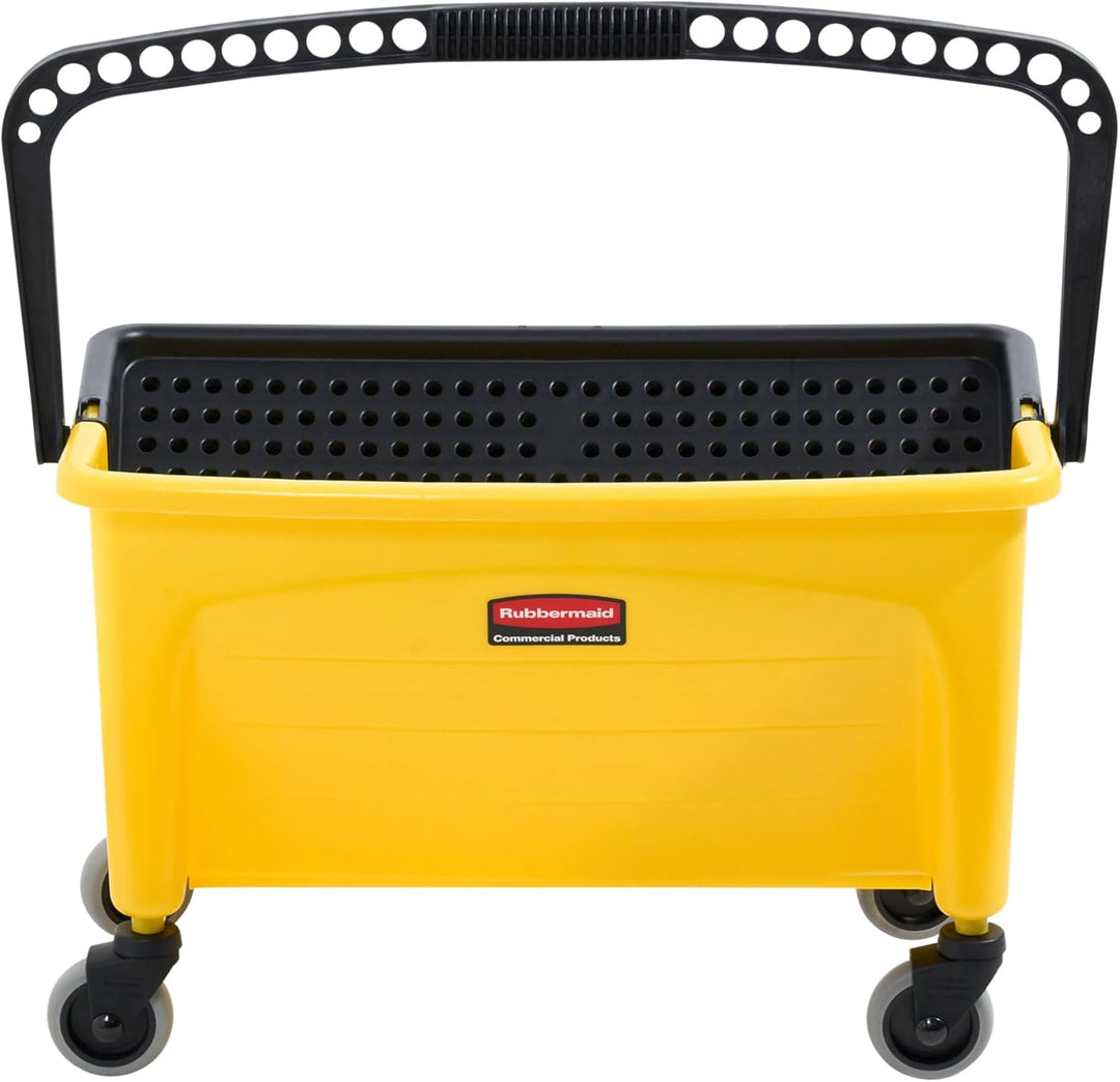 Rubbermaid Commercial Products HYGEN Press Wring Bucket for Microfiber Mops - Yellow Press-Wring-Eim