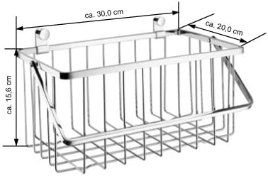 Smedbo DK1075 Duschkorb Sideline Chrom poliert