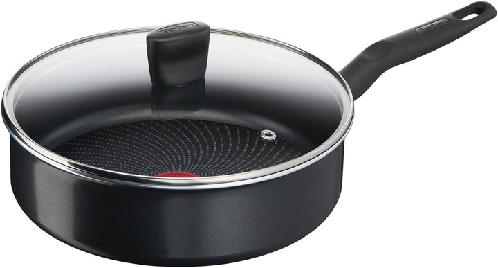Tefal C26732 Start'Easy Schmorpfanne mit Decke 24 cm | Aluminium | Titanium-Antihaftversiegelung | T