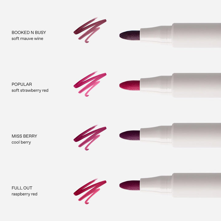 r.e.m. beauty Practically Permanent Lip Stain Marker | 1.6ml | Miss Berry