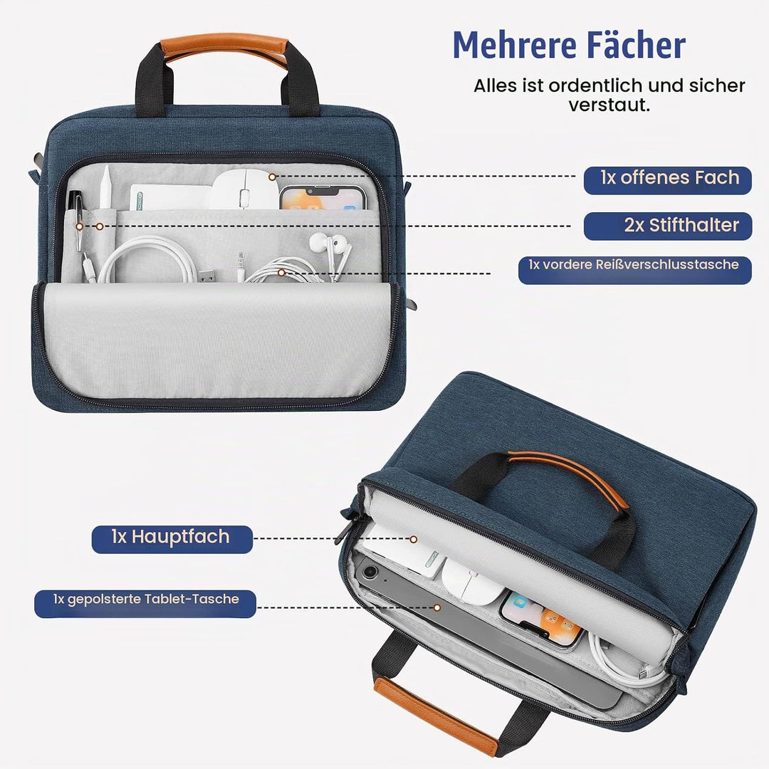MoKo 9-11" Tablet Tasche Hülle, Schutztasche mit Schultergurt für iPad Pro 11 M2 2022-2018/iPad 10.